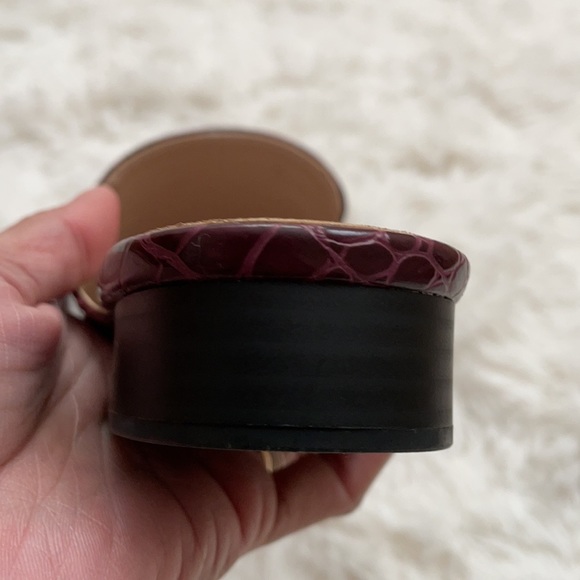 Saks Fifth Avenue Envoy Chain Croc-Print Mules - Picture 7 of 7